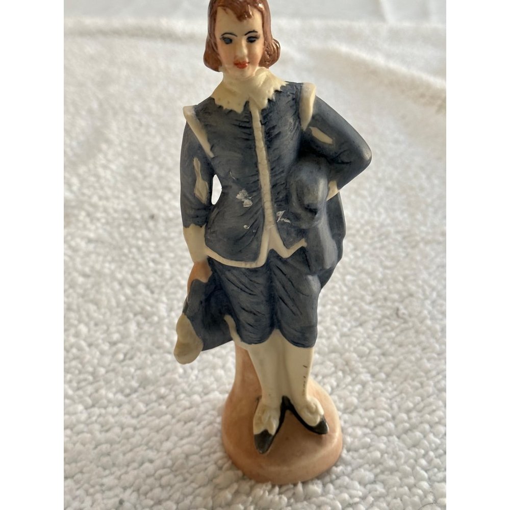 Vintage Blue Boy 9" Figurine Germany Porcelain